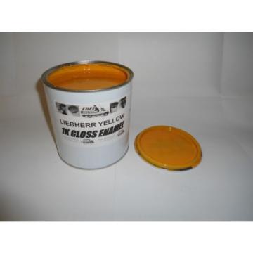 Liebherr Excavator Yellow Gloss Enamel Paint 1 Litre