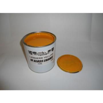 Liebherr Excavator Yellow Gloss Enamel Paint 1 Litre