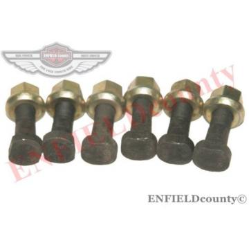 NEW 6 UNITS JCB 3CX EXCAVATOR FRONT WHEEL NUT BOLT KIT @UK