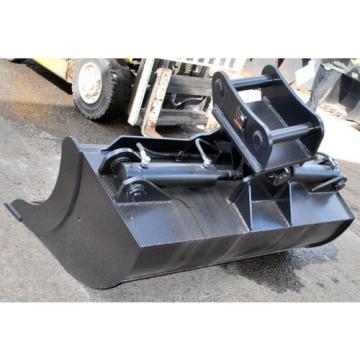 Heavy Duty Hydraulic Tilt Bucket (2 cyl) for 10 - 14 Tonne Excavator Digger