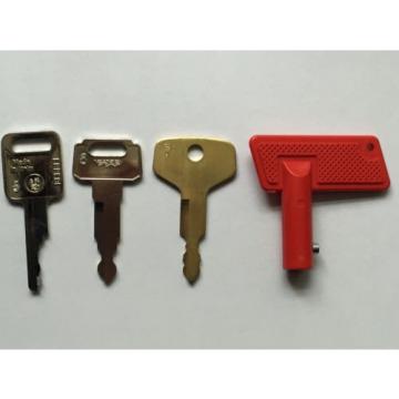 Plant Hire Key Set - 8 Keys - FREE LUCAS *FREE POSTAGE*