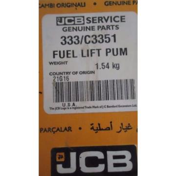 JCB FUEL LIFT PUMP 333/C3351