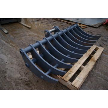 6 - 11 Ton HD Excavator Landscaping Rake CAT KOMATSU HITACHI TAKEUCHI