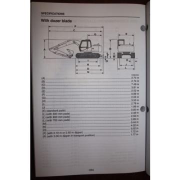 CASE CX130 EXCAVATOR OPERATORS MANUAL.13 TON DIGGER. JCB, DUMPER