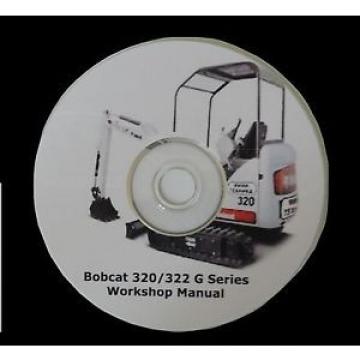 BOBCAT 320/322G  SERVICE MANUAL * FREE UK POSTAGE *