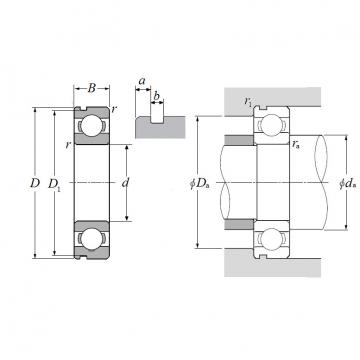 6002N, Single Row Radial Ball Bearing - Open Type, Snap Ring Groove