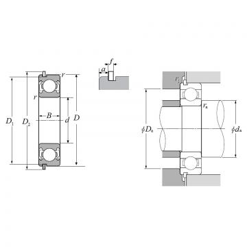 6002ZZNR, Single Row Radial Ball Bearing - Double Shielded w/ Snap Ring