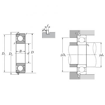 6003LBNRC3, Single Row Radial Ball Bearing - Single Sealed (Non Contact Rubber Seal) w/ Snap Ring