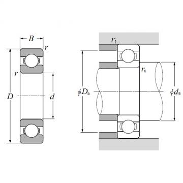 16052C3, Single Row Radial Ball Bearing - Open Type