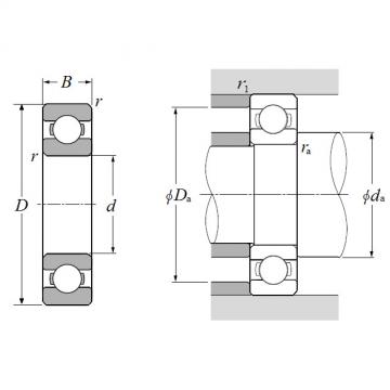 2TS3-6317C4, Single Row Radial Ball Bearing - Open Type