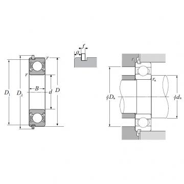 60/28LLBNR, Single Row Radial Ball Bearing - Double Sealed (Non-Contact Rubber Seal) w/ Snap Ring