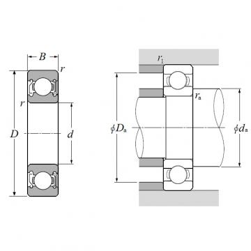 6005LUZ/5C, Single Row Radial Ball Bearing - Single Shielded & Single Sealed (Contact Rubber Seal)