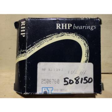 RHP XLJ 1 3/4 J bearing ID 1.750&#039;&#039; x OD 3.0&#039;&#039;