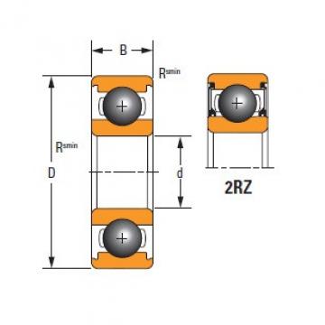 Timken Thin Section61802-2RZ