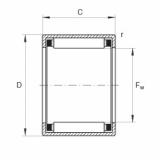 FAG Drawn cup needle roller bearings with open ends - HK0606