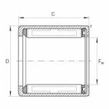 FAG Drawn cup roller clutches - HF1012-KF