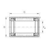 FAG Drawn cup roller clutches - HFL0615