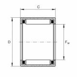 FAG Drawn cup needle roller bearings with open ends - SCE45