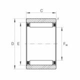 FAG Needle roller bearings - RNAO10X17X10-TV-XL