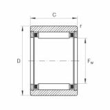 FAG Needle roller bearings - NK10/12-TV-XL