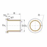 FAG Flanged bushes - EGF06080-E40-B