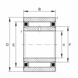 FAG Needle roller bearings - NAO12X28X12-IS1-XL