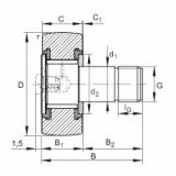 FAG Stud type track rollers - KRV16-PP