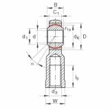 FAG Rod ends - GIKL14-PW