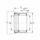 FAG Needle roller/axial ball bearings - NX10-XL