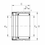 FAG Needle roller/axial ball bearings - NX10-Z-XL