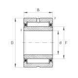 FAG Needle roller bearings - NKI10/16-XL