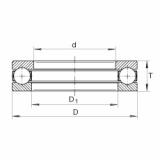 FAG Axial deep groove ball bearings - 2900