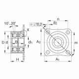 FAG Angular contact ball bearing units - ZKLR1035-2Z