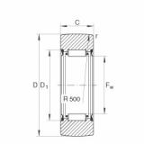 FAG Yoke type track rollers - RNA22/6-2RSR