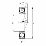 FAG Spindle bearings - B7000-E-2RSD-T-P4S