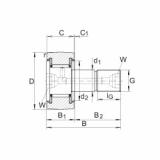 FAG Stud type track rollers - KR22-PP