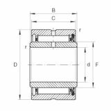 FAG Needle roller bearings - NA4901-RSR-XL