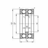 FAG Axial deep groove ball bearings - 52202