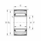 FAG Aligning needle roller bearings - PNA12/28-XL