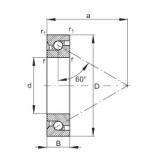 FAG Axial angular contact ball bearings - 7602012-TVP