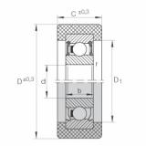 FAG Track rollers - KLRZ12X41X16-2RSR