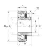 FAG Radial insert ball bearings - AY12-XL-NPP-B