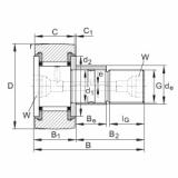 FAG Stud type track rollers - KRE22-PP