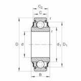 FAG Radial insert ball bearings - 202-XL-KRR