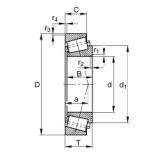 FAG Tapered roller bearings - 30202-A